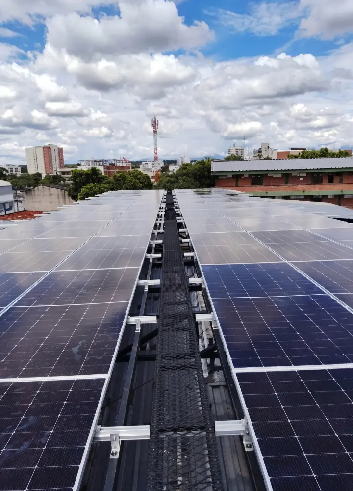 Proyecto solar en Imprimimos de Colombia